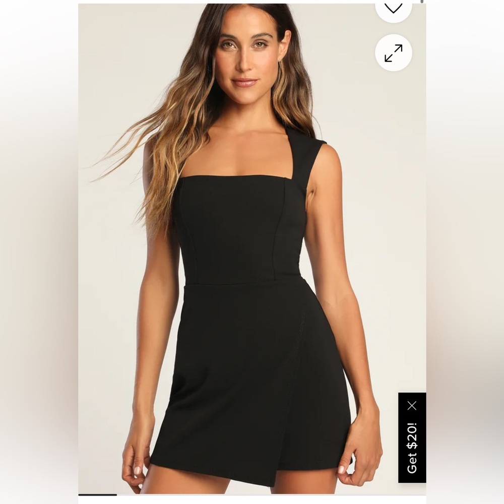 Black Sleeveless romper